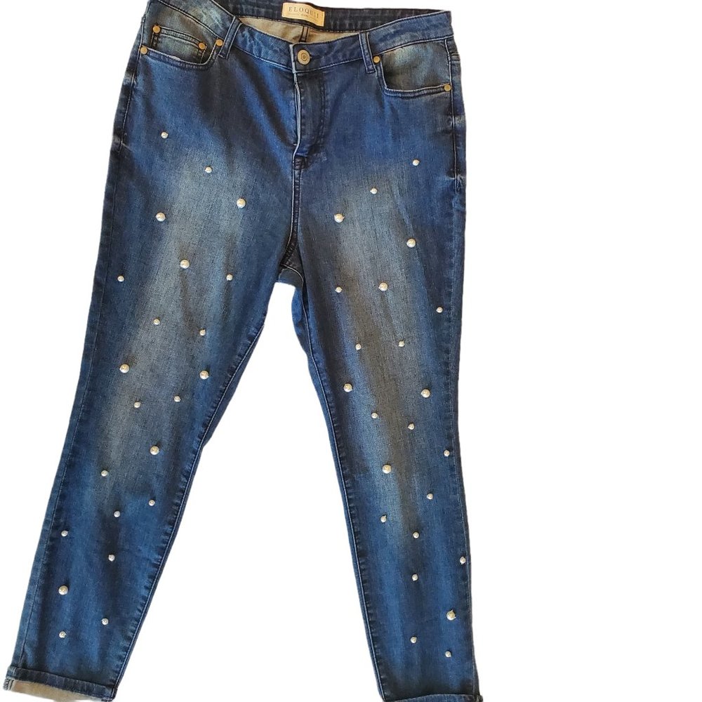 Pearl Embellished Jean
